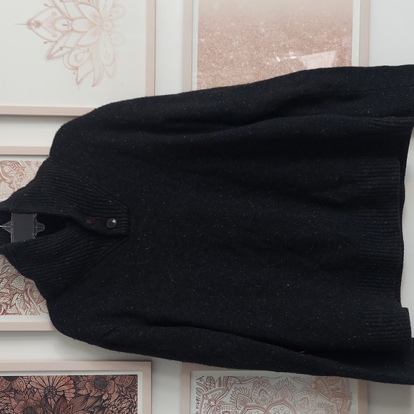 J. Crew sweater,  large,  black speckled, - Picture 2 of 10